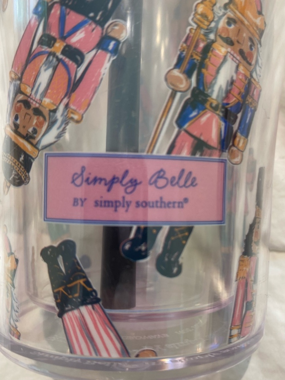 Simply Belle Nutcracker Christmas 24oz Travel Tumbler Cup - Picture 3 of 5